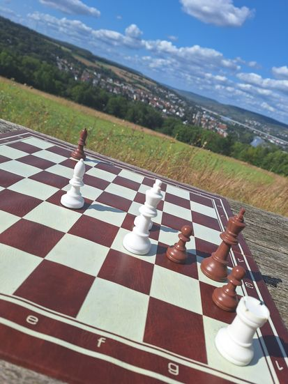 Schach draußen