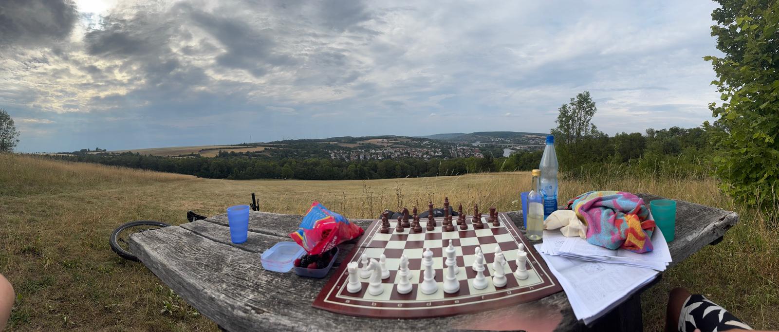 Schach im Freien